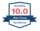 alden thomas avvo 10 rating award